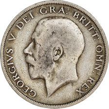 Moeda, Grã-Bretanha, George V, 1/2 Crown, 1920, VF(30-35), Prata, KM:818.1a