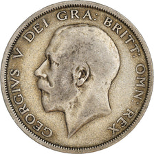 Moneta, Wielka Brytania, George V, 1/2 Crown, 1920, VF(20-25), Srebro, KM:818.1a