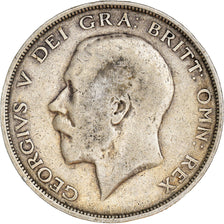 Moneda, Gran Bretaña, George V, 1/2 Crown, 1912, BC+, Plata, KM:818.1
