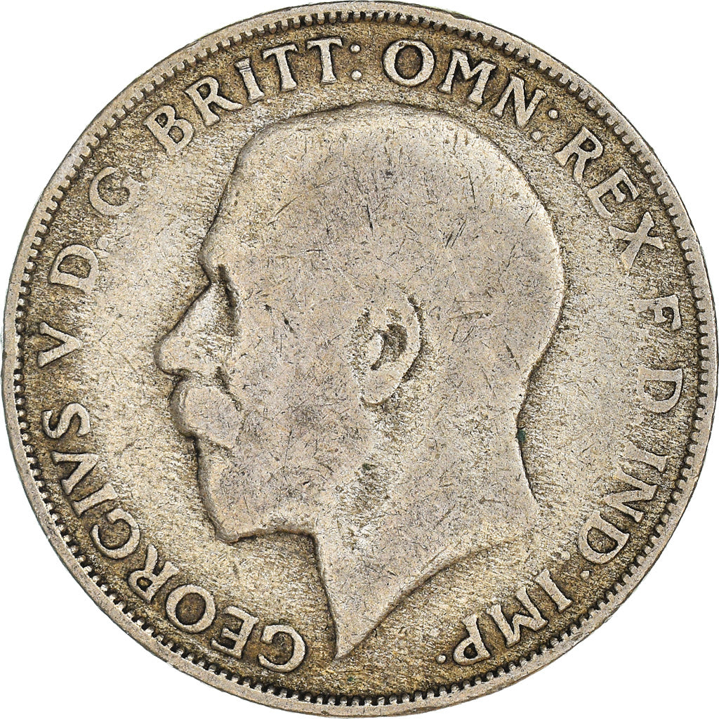 Coin, Great Britain, George V, Florin, Two Shillings, 1922, VF(20-25), Silver