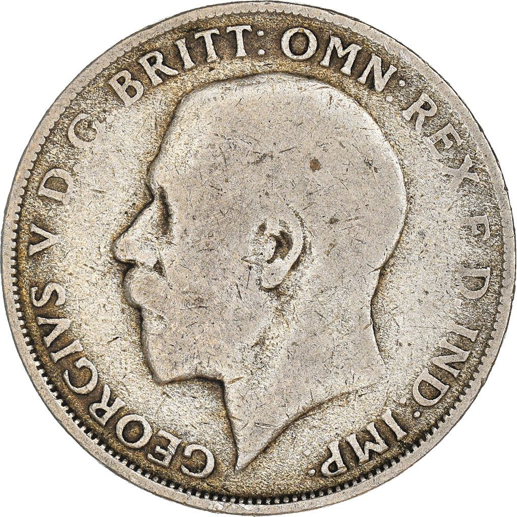 Coin, Great Britain, George V, Florin, Two Shillings, 1921, VF(20-25), Silver