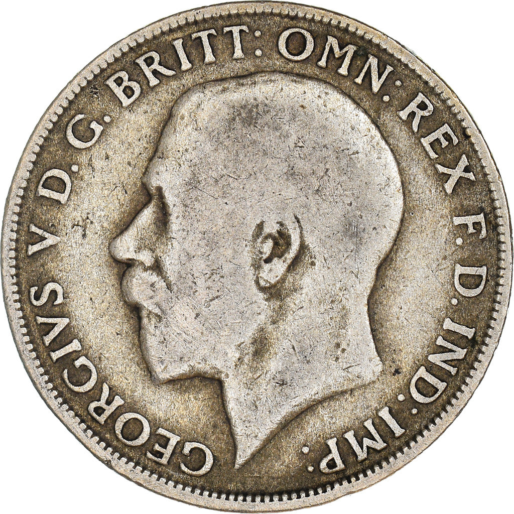Coin, Great Britain, George V, Florin, Two Shillings, 1921, VF(30-35), Silver