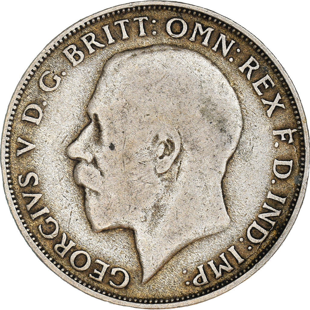 Moneta, Gran Bretagna, George V, Florin, Two Shillings, 1921, BB, Argento