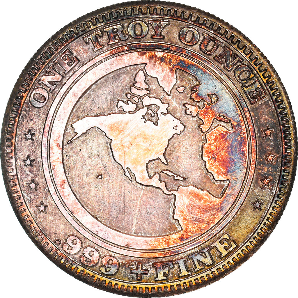 Coin, United States, Corporation, 1 Troy Ounce, 1958, MS(63), Silver