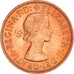 Coin, Great Britain, Elizabeth II, Penny, 1964, MS(63), Bronze, KM:897