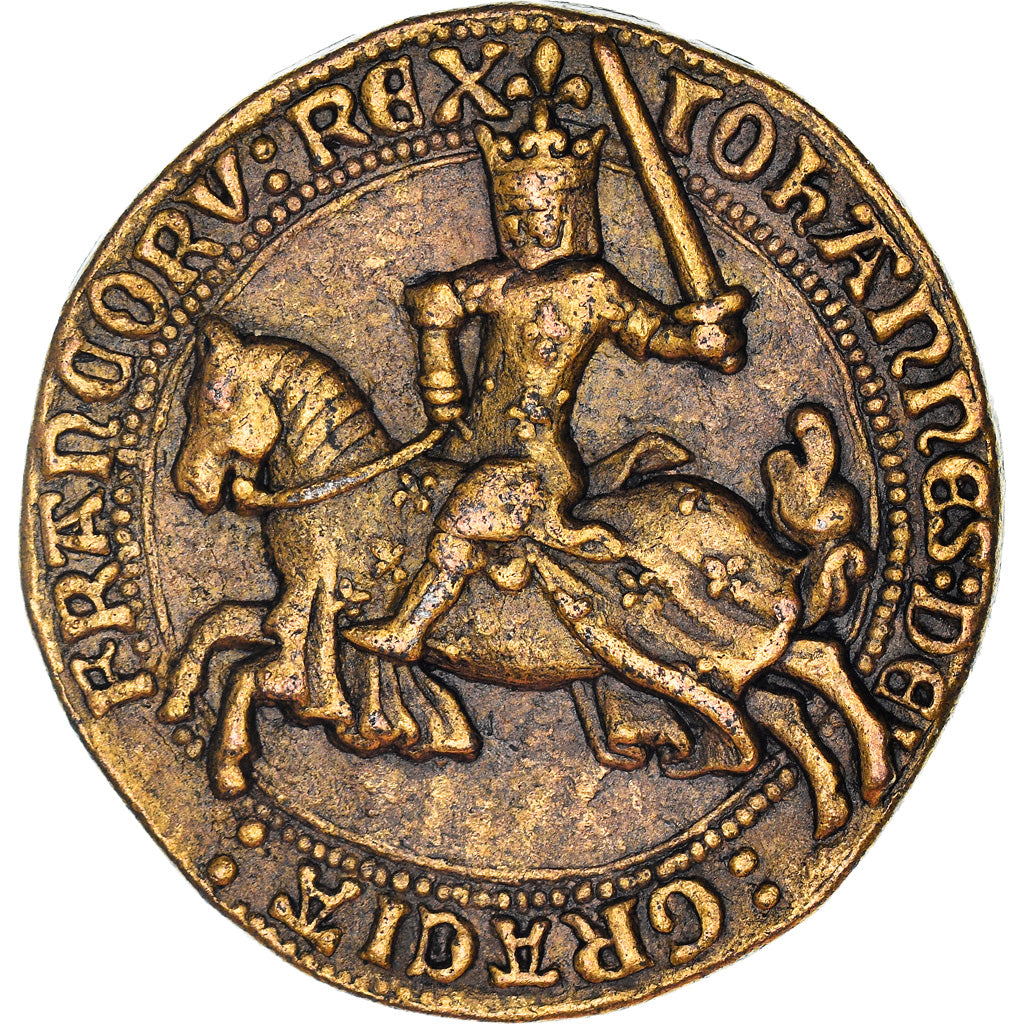 France, Token, Collection BP, Franc à Cheval, Jean Le Bon, History, AU(55-58)