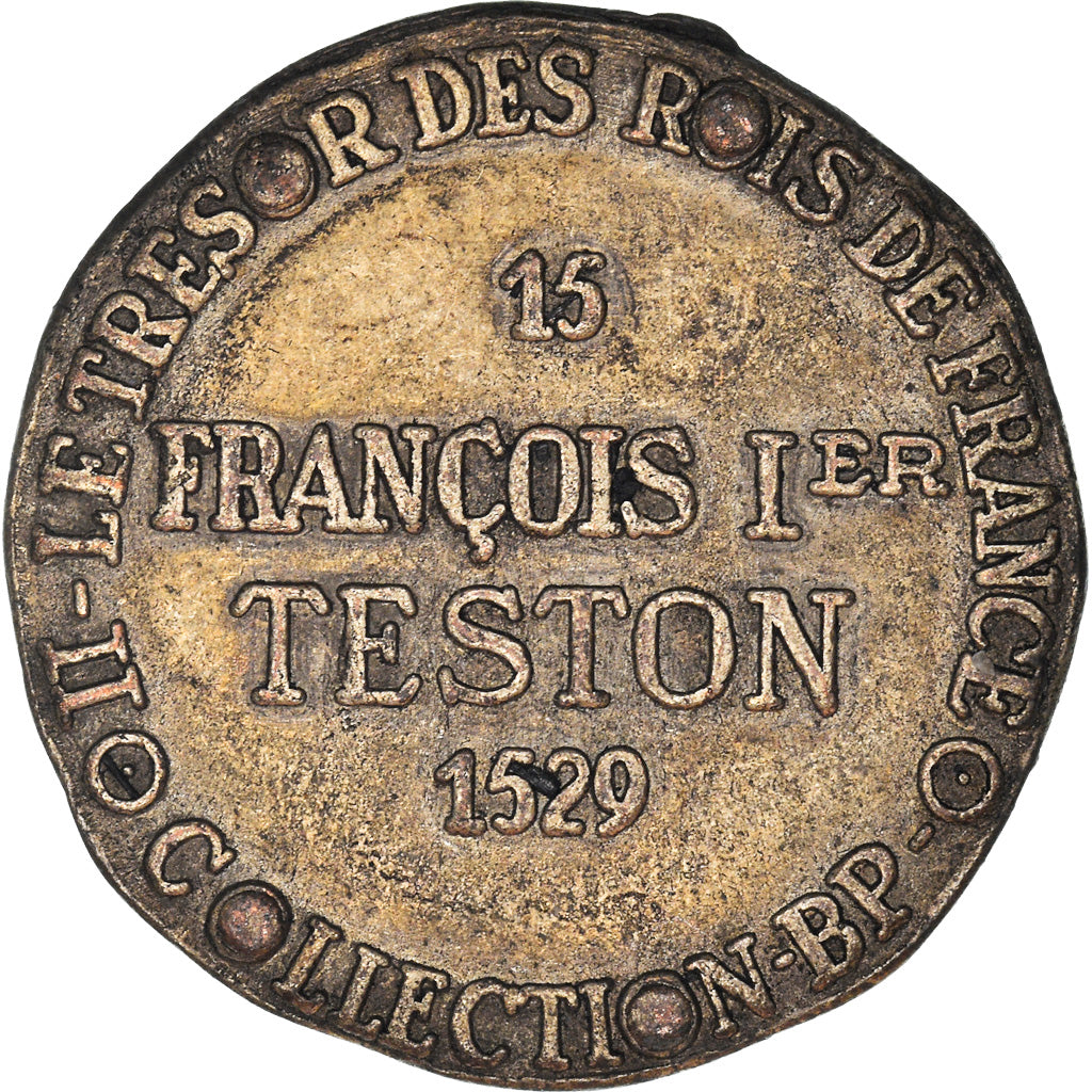 France, Token, Collection BP, Teston François Ier, History, AU(50-53), Copper