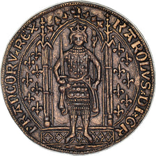 France, Token, Collection BP, Franc à Pied, Charles V, History, AU(50-53)