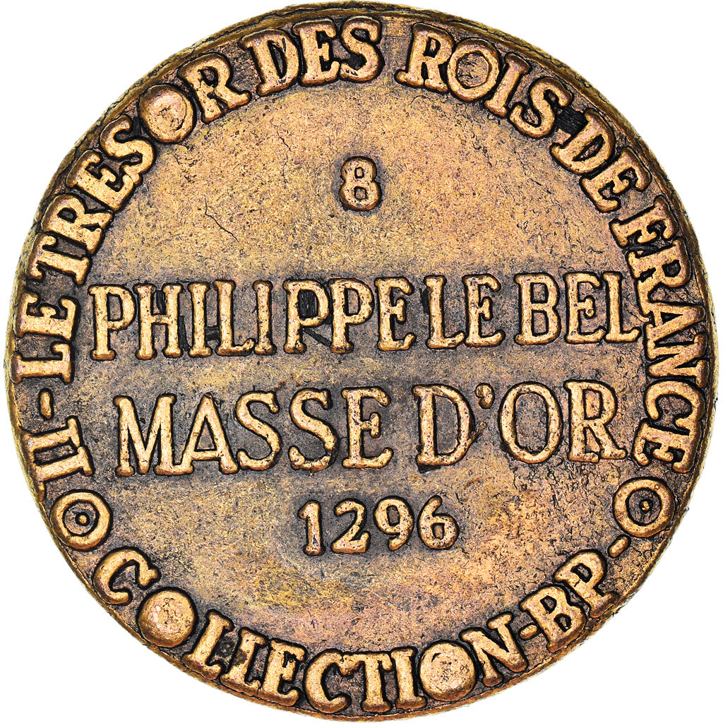 France, Jeton, Collection BP, Masse d'Or Philippe le Bel, History, SUP+, Cuivre
