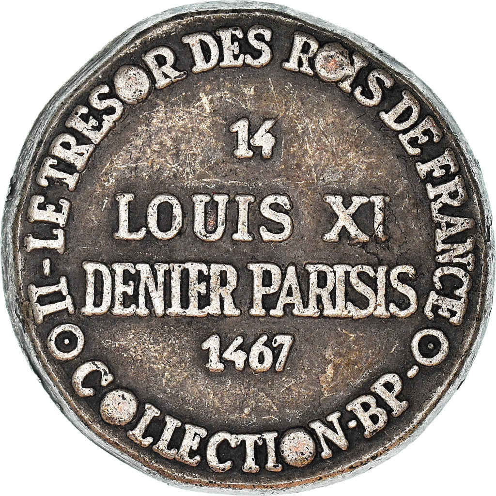 France, Token, Collection BP, Denier Parisis Louis XI, History, MS(60-62)