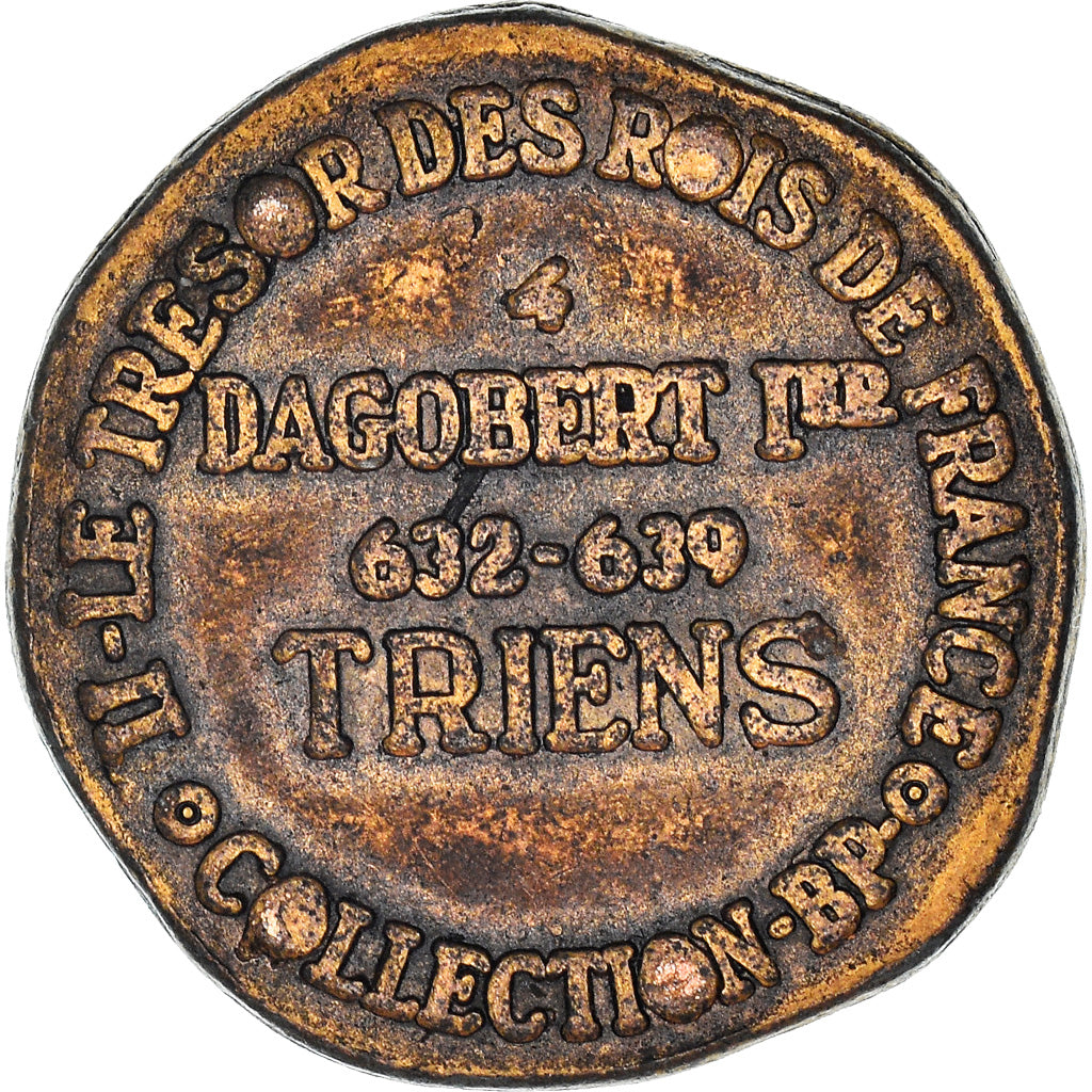 France, Token, Collection BP, Triens Dagobert Ier, History, AU(55-58)