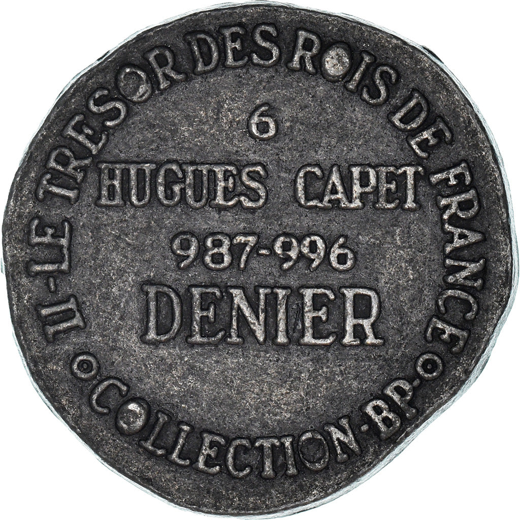 France, Token, Collection BP, Denier Hugues Capet, History, MS(60-62), Copper