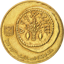 Coin, Israel, 5 Agorot, 1985, AU(50-53), Aluminum-Bronze, KM:157