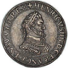 France, Token, Collection BP, Demi Franc Henri IV, History, MS(63), Copper