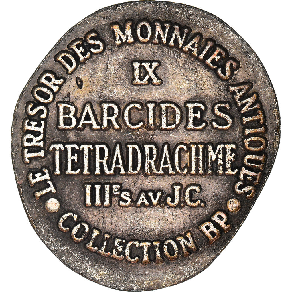 France, Jeton, Collection BP, Tétradrachme Barcides, History, SUP, Cuivre