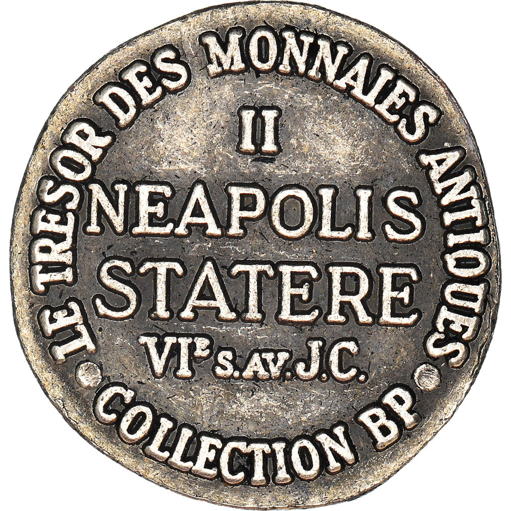 France, Token, Collection BP, Statère Neaoplis, History, MS(63), Copper