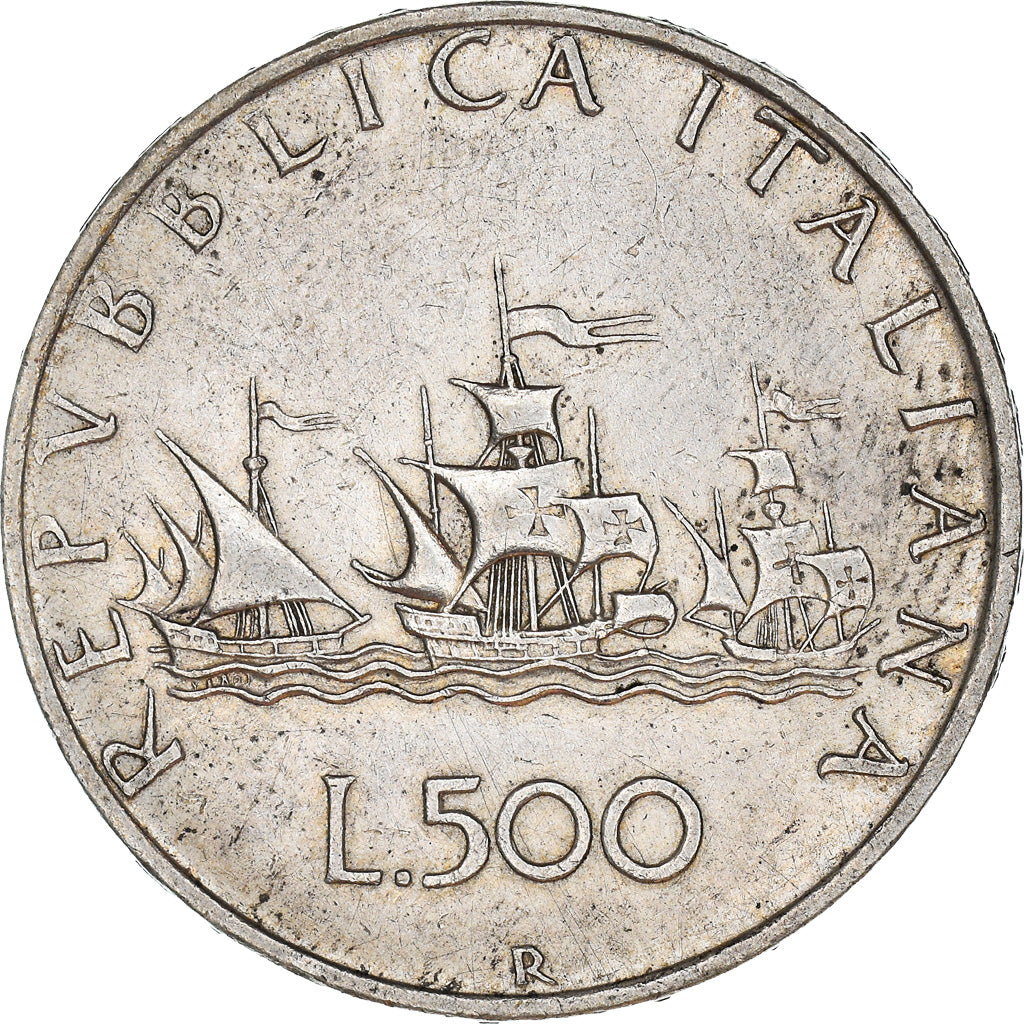 Coin, Italy, 500 Lire, 1961, Rome, VF(30-35), Silver, KM:98