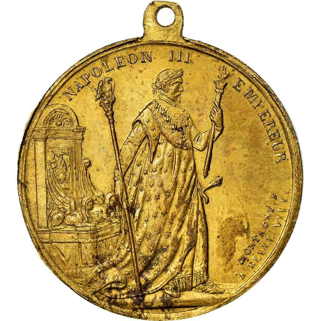 França, Medal, Napoléon III, Anniversaire Fête de l'Empereur, História
