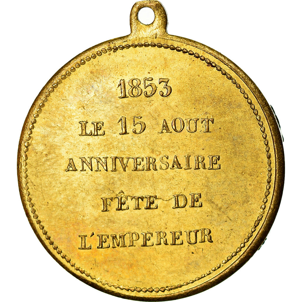França, Medal, Napoléon III, Anniversaire Fête de l'Empereur, História
