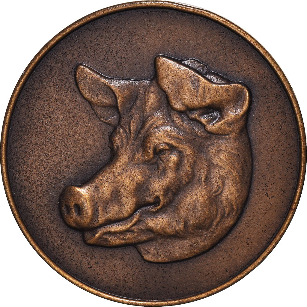 France, Medal, Agriculture, Offert par le Syndicat Agricole d'Aire
