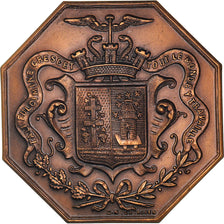France, Token, Chambre de Commerce d'Elbeuf, Business & industry, 1862, MS(63)