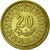 Monnaie, Tunisie, 20 Millim, 1983, TTB, Laiton, KM:307