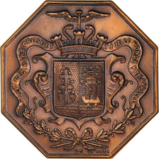 France, Token, Chambre de Commerce d'Elbeuf, Business & industry, 1862