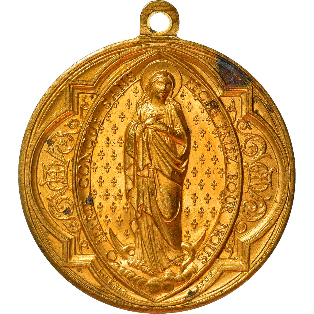Frankreich, Medaille, Religion, Marie Conçue sans Péché, Religions & beliefs