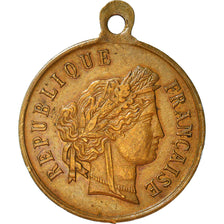 Francia, medalla, Concours de Musique, Gagny, Arts & Culture, 1884, MBC+, Latón