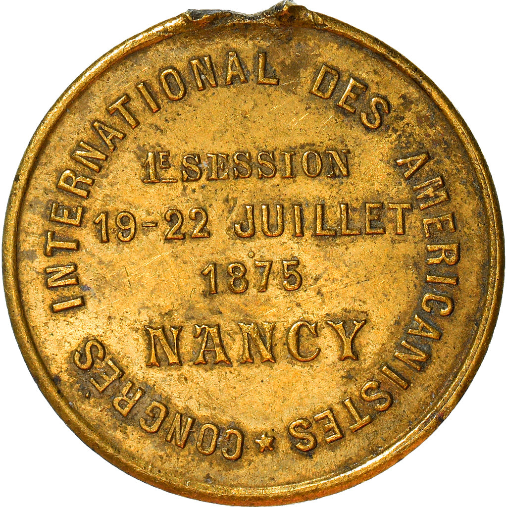 France, Medal, Congrès International des Américanistes, Nancy, Arts & Culture