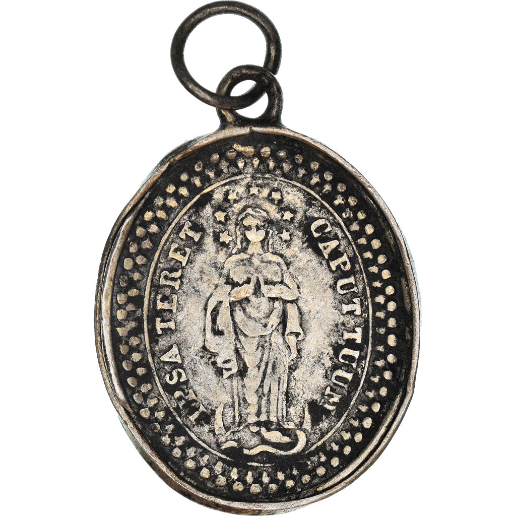 Francja, Medal, Religion, Marie Conçue sans Péché, Religie i wierzenia