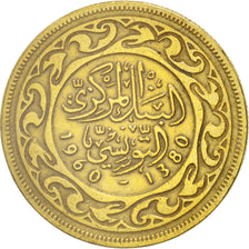 Tunisia, 50 Millim, 1960, EF(40-45), Brass, KM:308