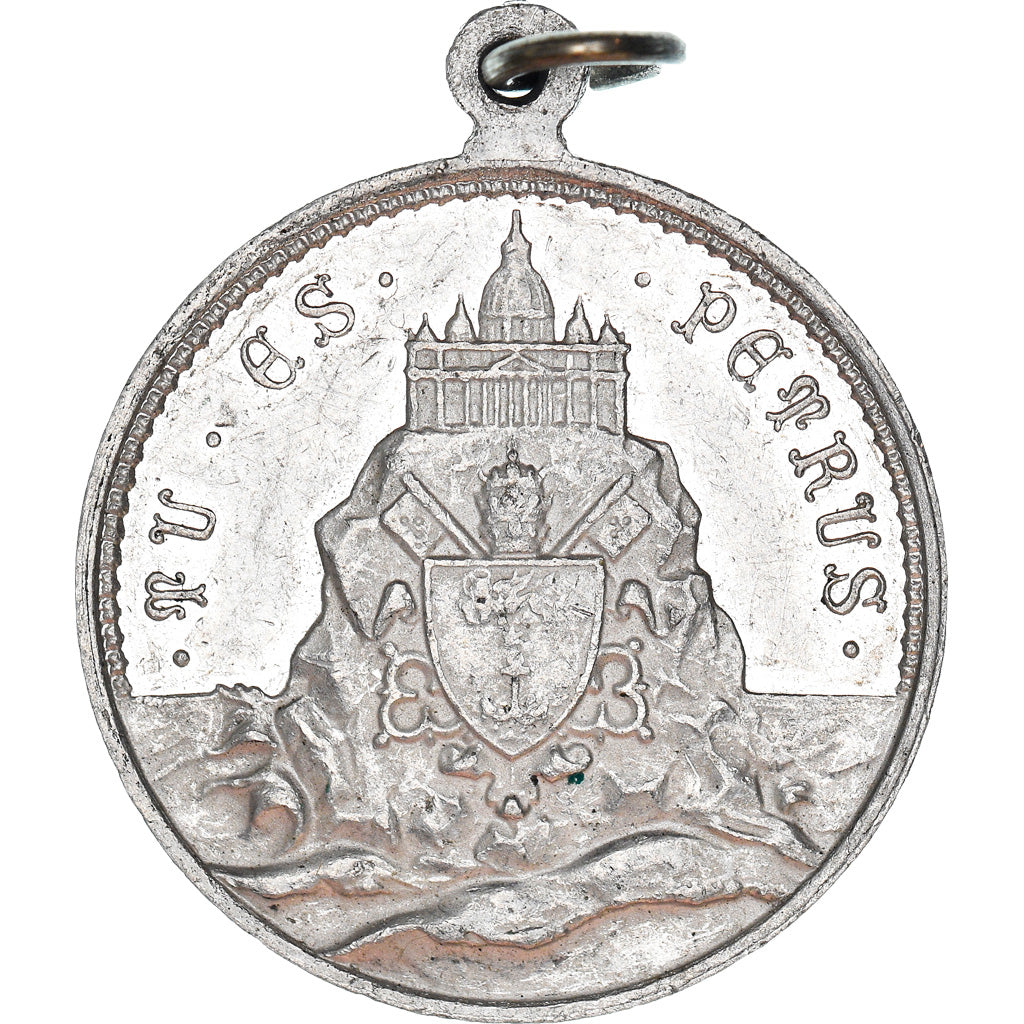 Vatican, Token, Le Pape Pie X, Religions & beliefs, AU(50-53), Aluminium