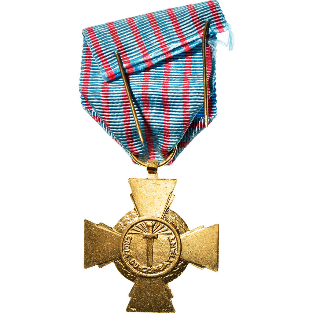 France, Croix du Combattant de 1914-1918, Médaille, Excellent Quality, Bronze