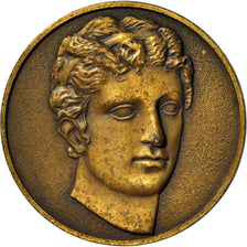 Frankreich, Medaille, Euterpe, muse de la musique, Arts & Culture, SS+, Bronze