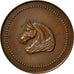 Francia, medalla, C.H.I Alger, Agriculture, 1953, Lagrange, MBC+, Bronce