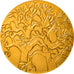 Francia, medalla, L'Arbre de Vie, Arts & Culture, Roch, SC, Bronce dorado