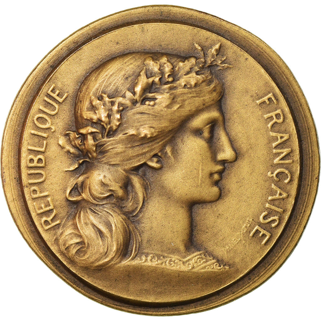 France, Médaille, Marianne, République Française, Dupuis.D, SPL, Bronze