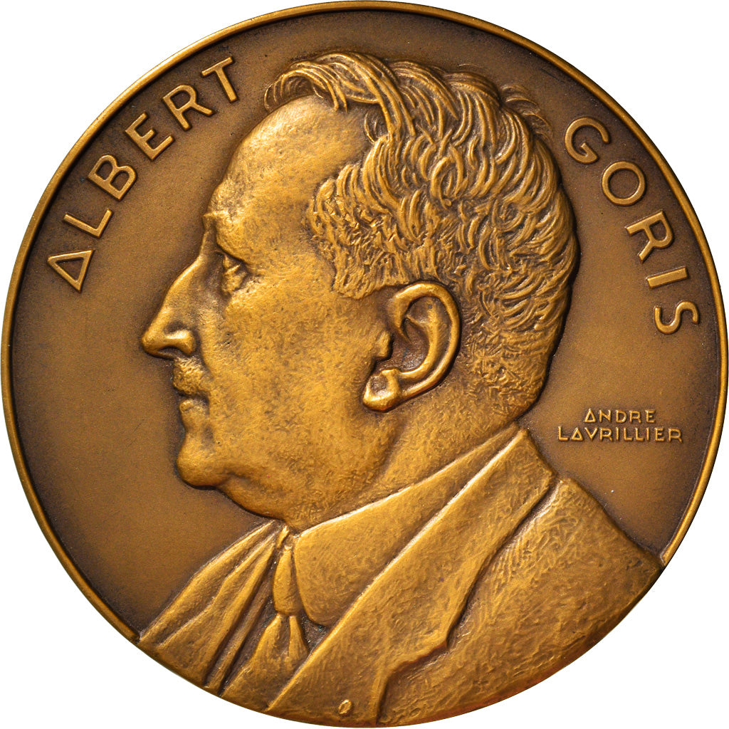 France, Médaille, Albert Goris, Pharmacie, Paris, Medicine, 1935, Lavrillier