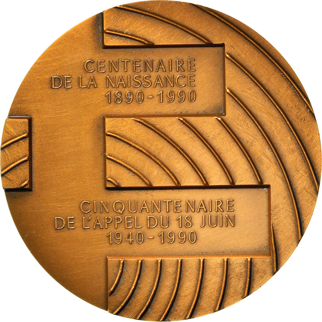France, Medal, Charles De Gaulle, Compagnon de la Libération, WAR, 1990