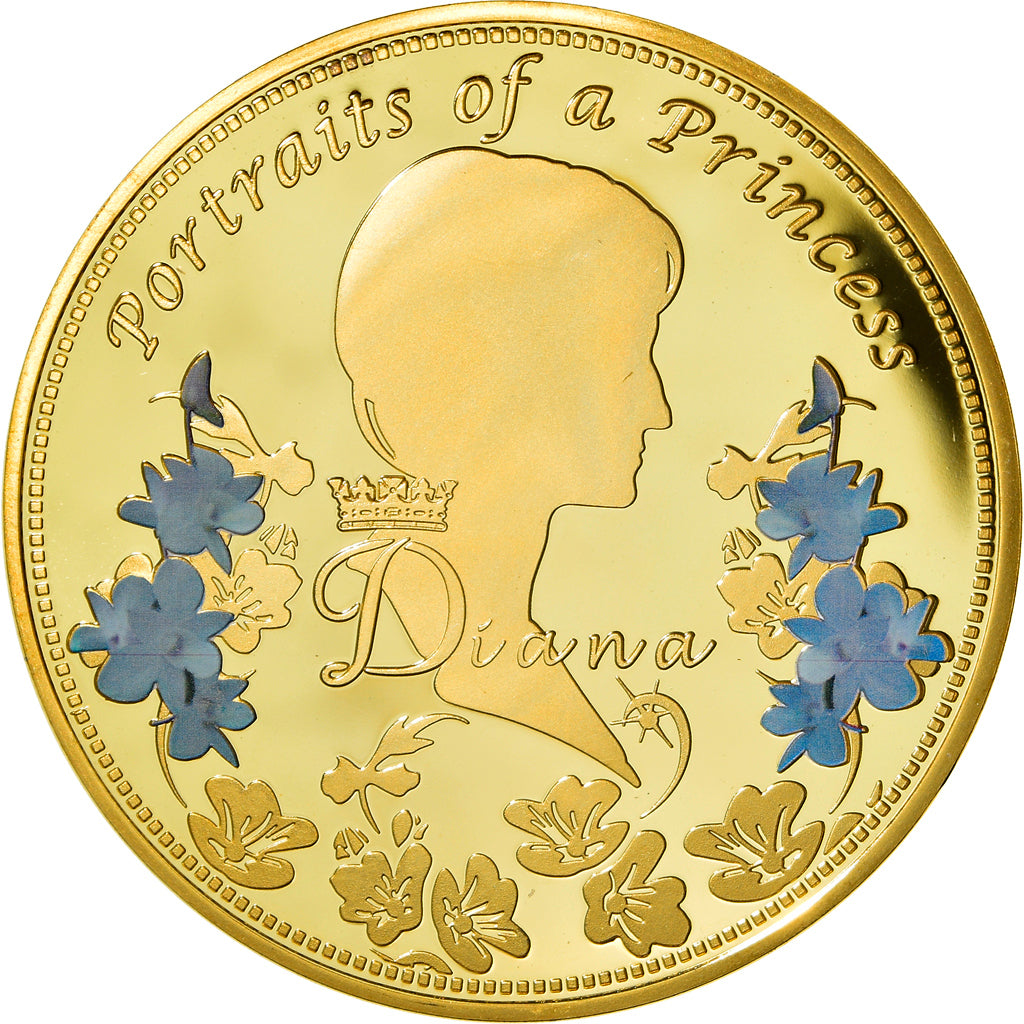 Reino Unido, Medal, Portrait of a Princess, Diana, Políticas, Sociedade