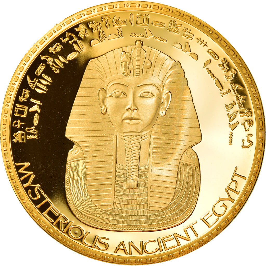 Egypt, Medal, Nefertiti, History, MS(65-70), Copper Gilt