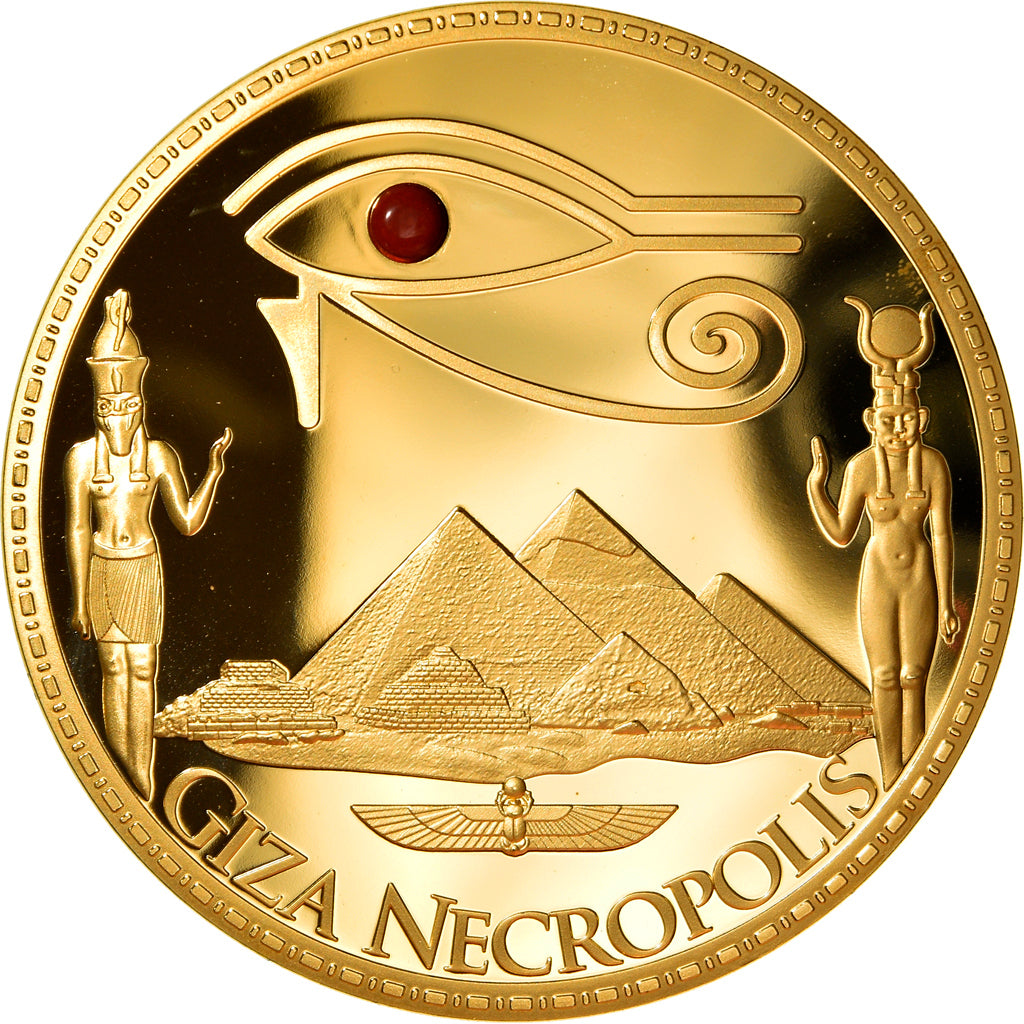 Egypt, Medal, Giza Necropolis, History, MS(65-70), Copper Gilt