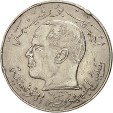 Tunisia, 1/2 Dinar, 1968, Paris, VF(30-35), Nickel, KM:291