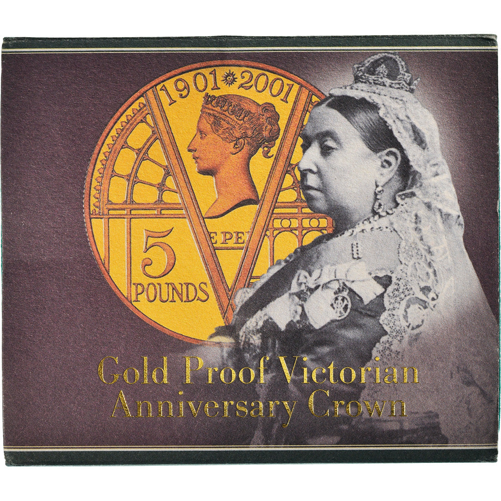 Moeda, Grã-Bretanha, Elizabeth II, Victorian Anniversary Crown, 5 Pounds, 2001