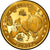 Mónaco, medalla, Ecu Europa, Montgolfier, 1994, SC, Copper Gilt