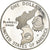 Moneta, USA, Guerre de Corée, Dollar, 1991, Philadelphia, MS(65-70), Srebro