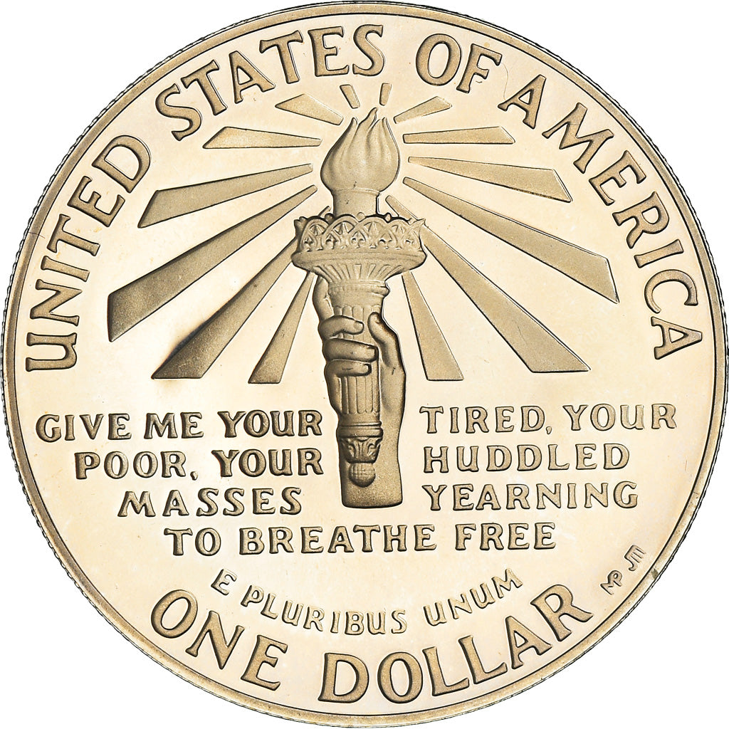 Coin, United States, Dollar, 1986, U.S. Mint, San Francisco, Proof, MS(65-70)