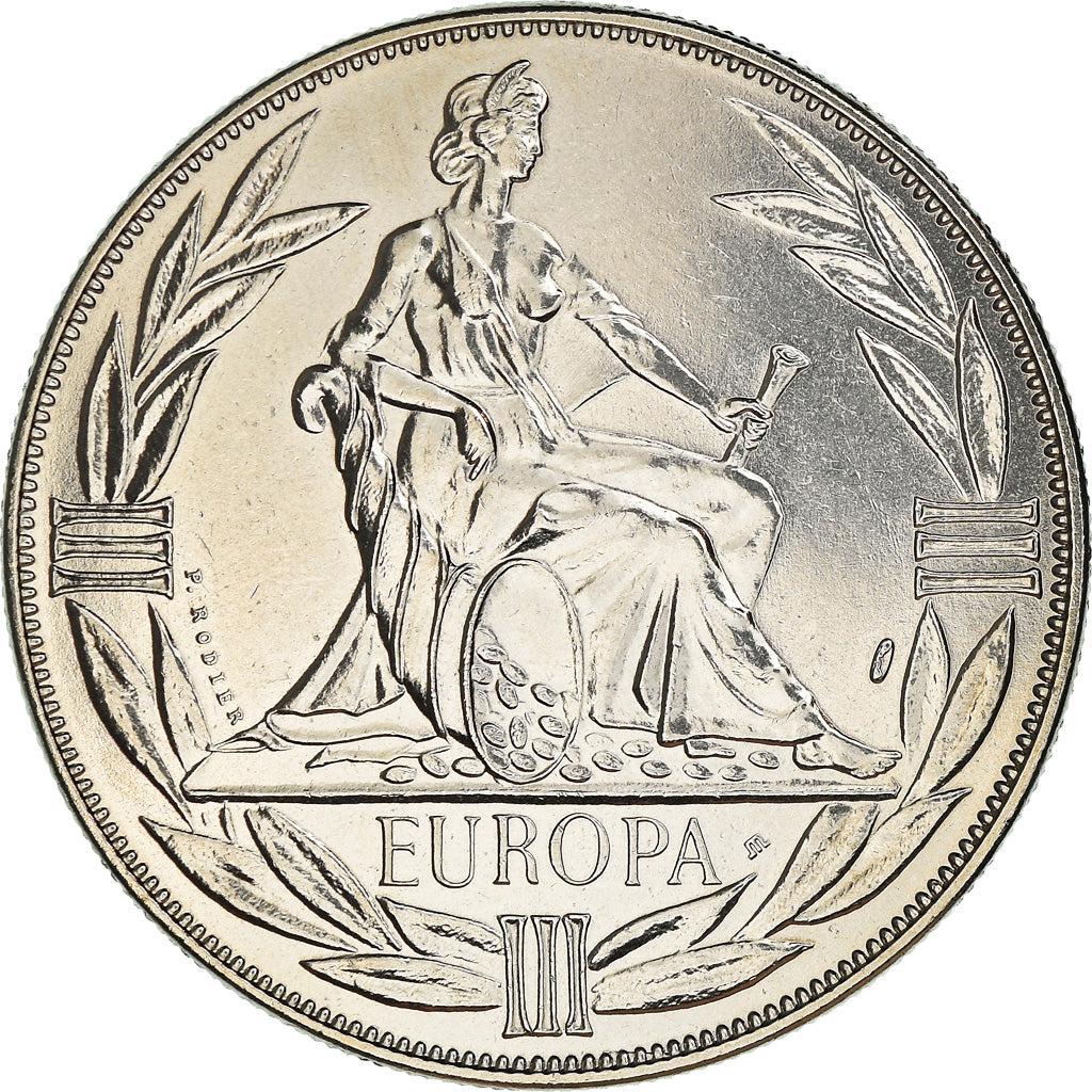 Francja, Medal, Ecu Europa, Europe Assise, Politics, 1982, Rodier, MS(65-70)