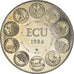 Francja, Medal, Ecu Europa, Europe Assise, Politics, 1984, Rodier, MS(65-70)